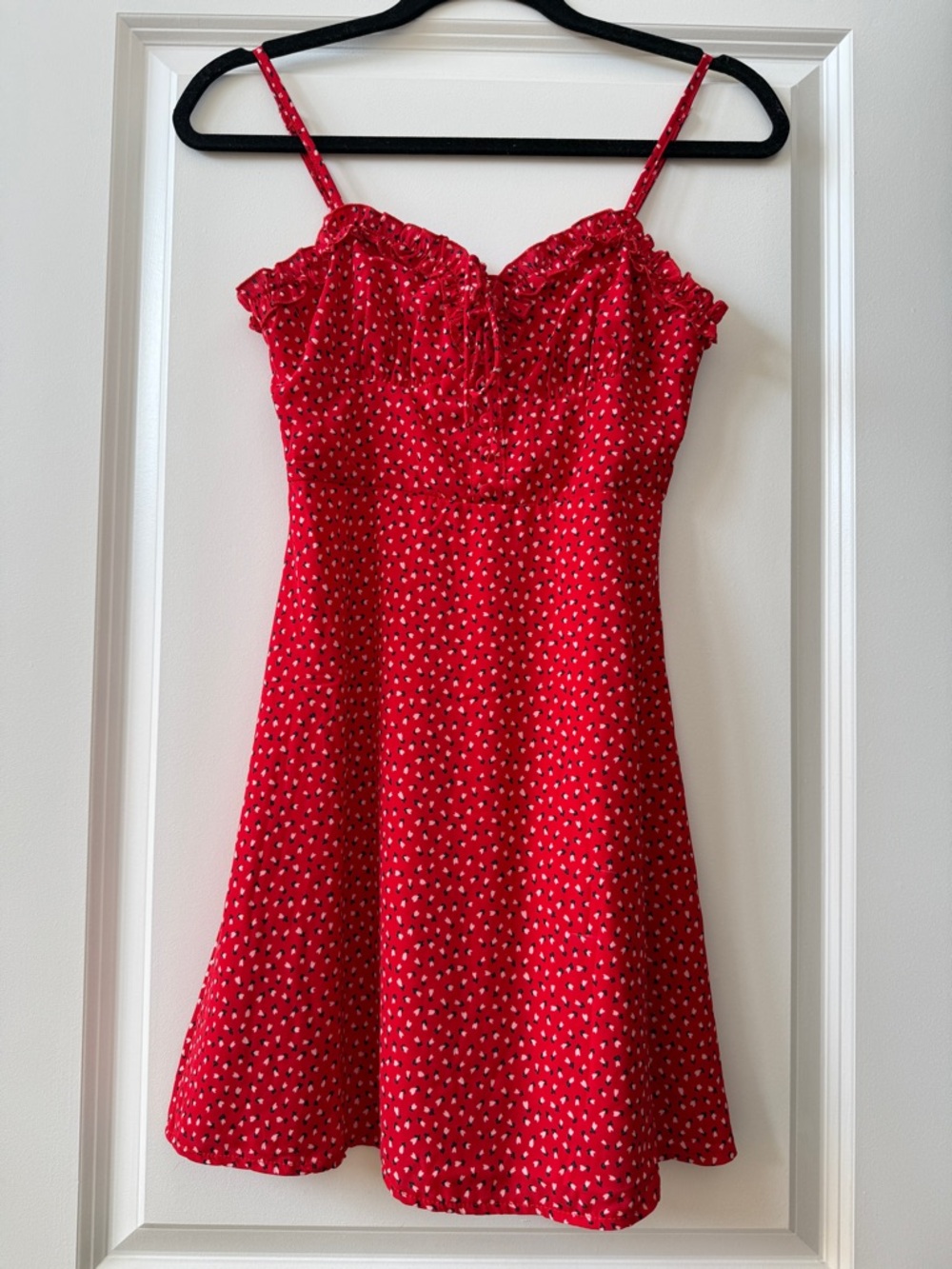 Princess Polly Love Birds Mini Dress Red